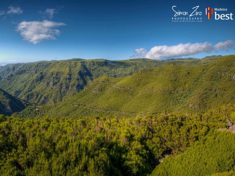 rabaçal viewpoint in Madeira Island
